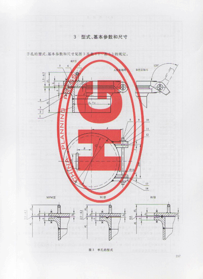 HG/T 21532 回转盖带颈对焊法兰手孔